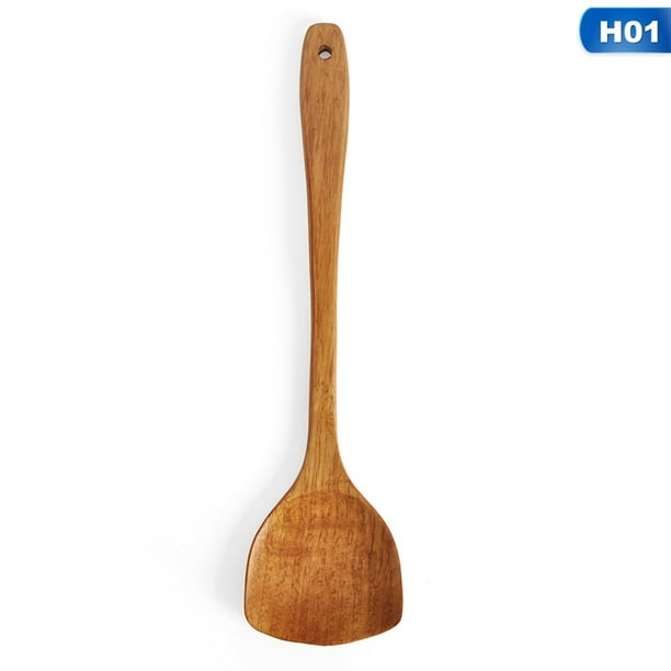 Wooden Spatula Shovel Non-stick Pan Rice Spoons Cooking Tools Cookware Gadget